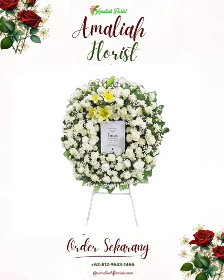 Krans Bunga Duka Sagerat Weru Dua